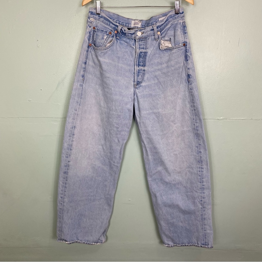 Citizens Of Humanity Light Blue Wide Leg Jeans